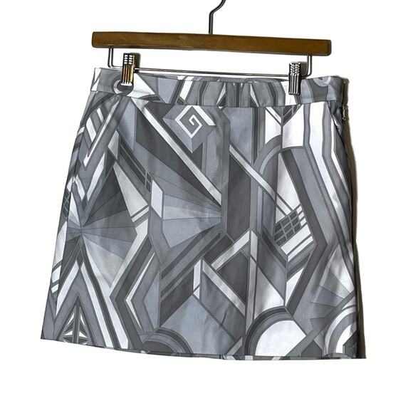 Polo Ralph Lauren Dresses & Skirts - Ralph Lauren Polo Golf Gray and White A-Line Skirt 2 EUC